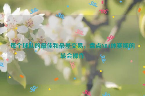 每个球队的最佳和最差交易，盘点NBA休赛期的转会操作